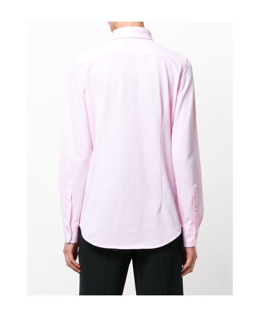 Shop Polo Ralph Lauren Heidi Embroidered Shirt In Pink