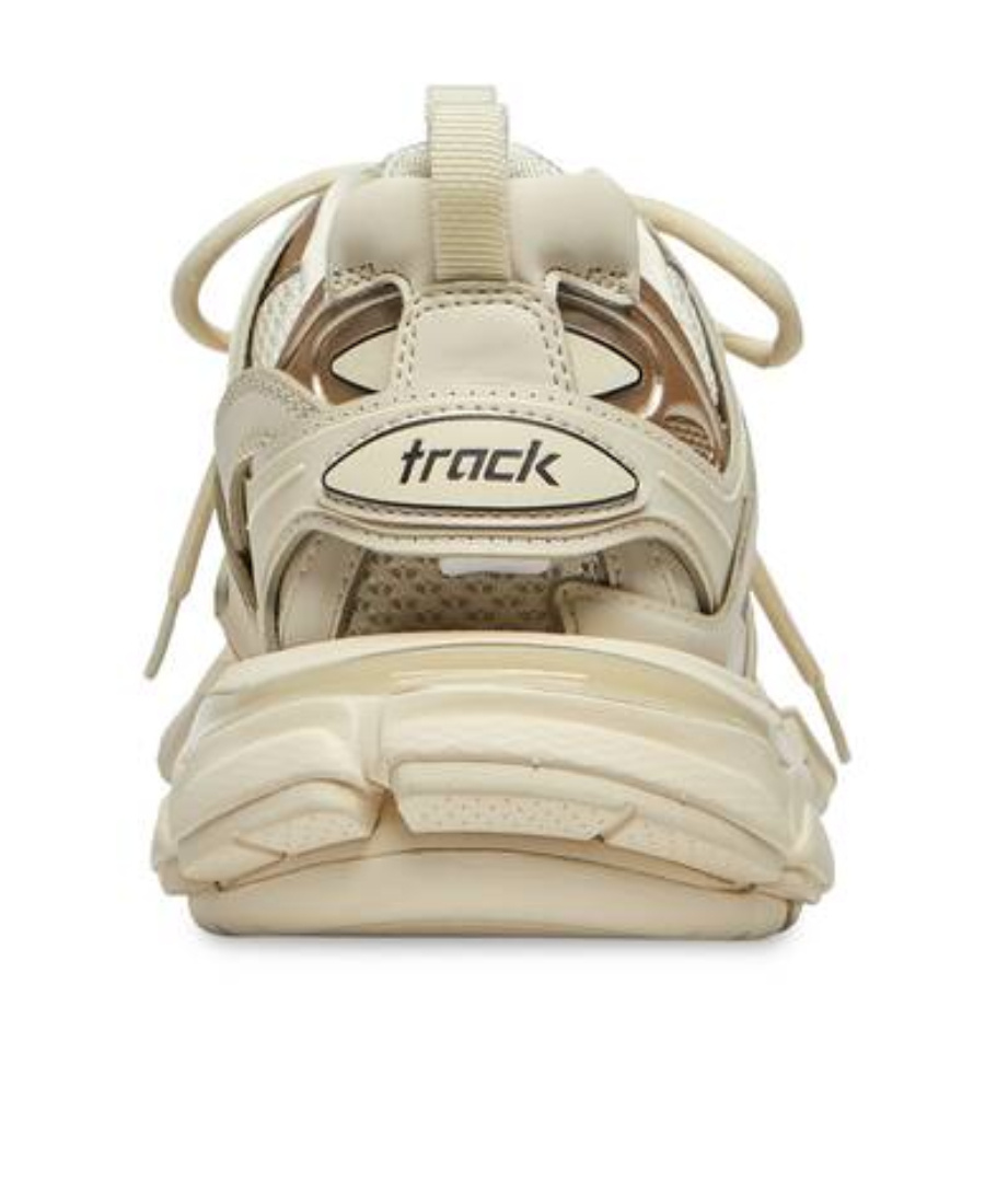 Shop Balenciaga Sneakers Track Da Donna In Beige In Nude