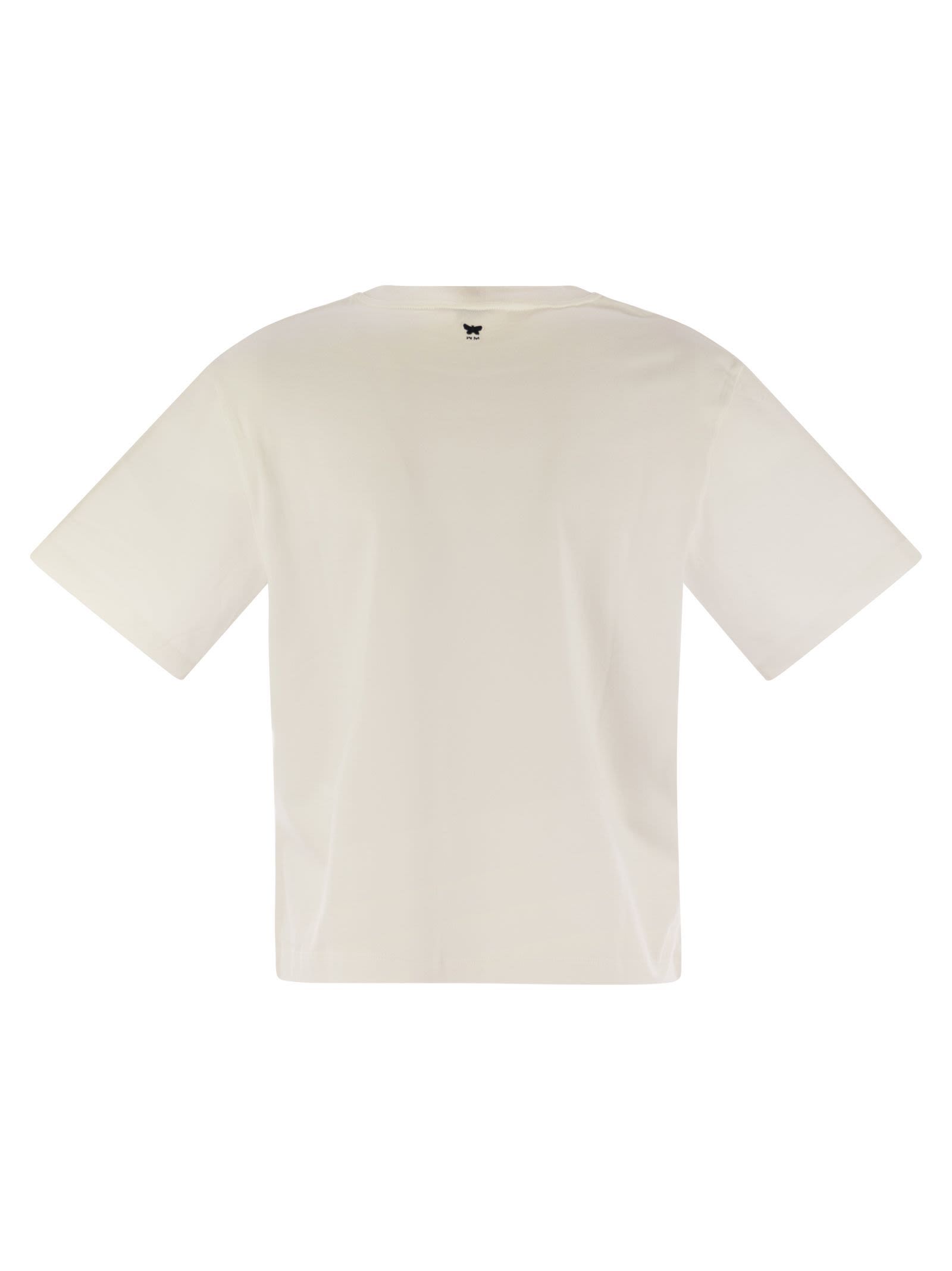 Weekend Max Mara Short-sleeved T-shirt In White