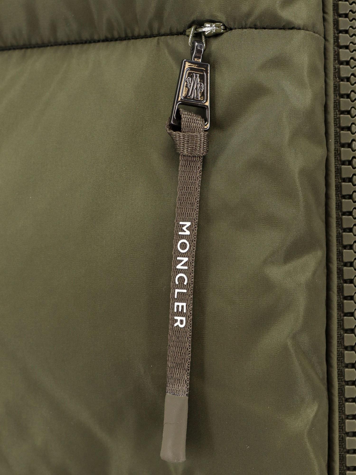 Moncler Tuileries Padded Jacket Drawstring Hem In Green
