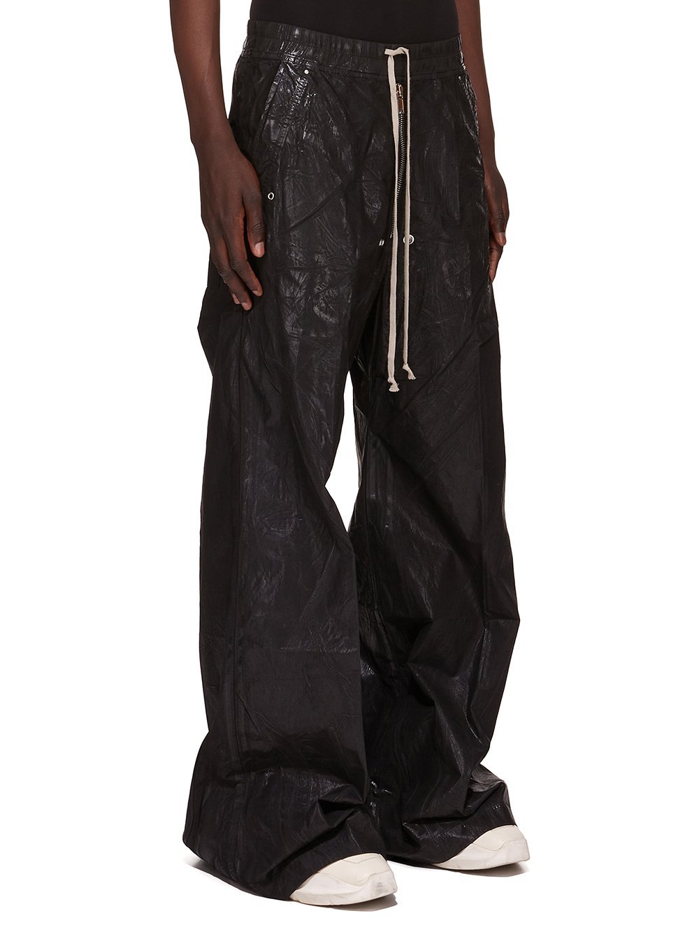 Rick Owens Drkshdw Drawstring Elastic Waist Casual Pants In Black