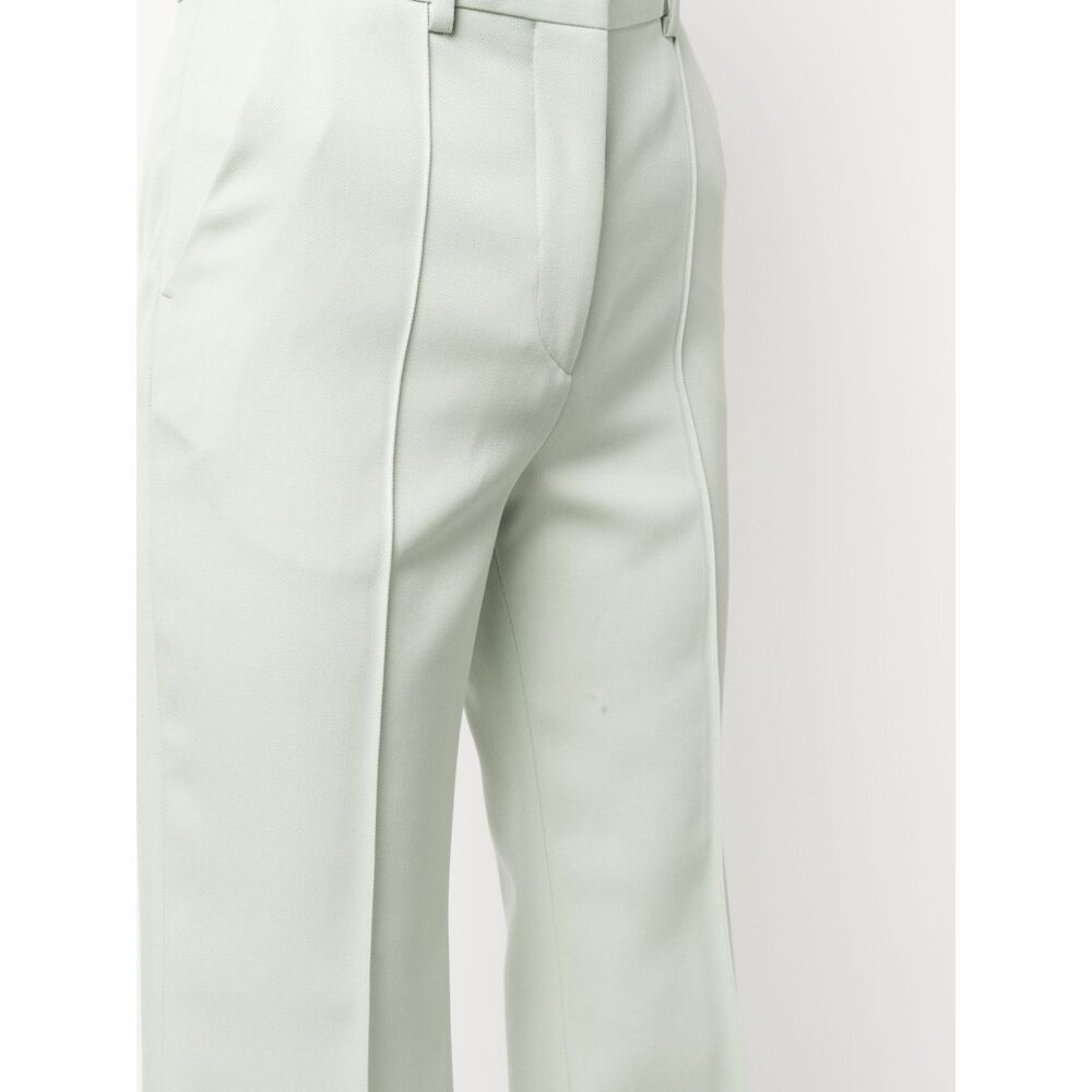 Lanvin High-rise Straight-leg Trousers In White