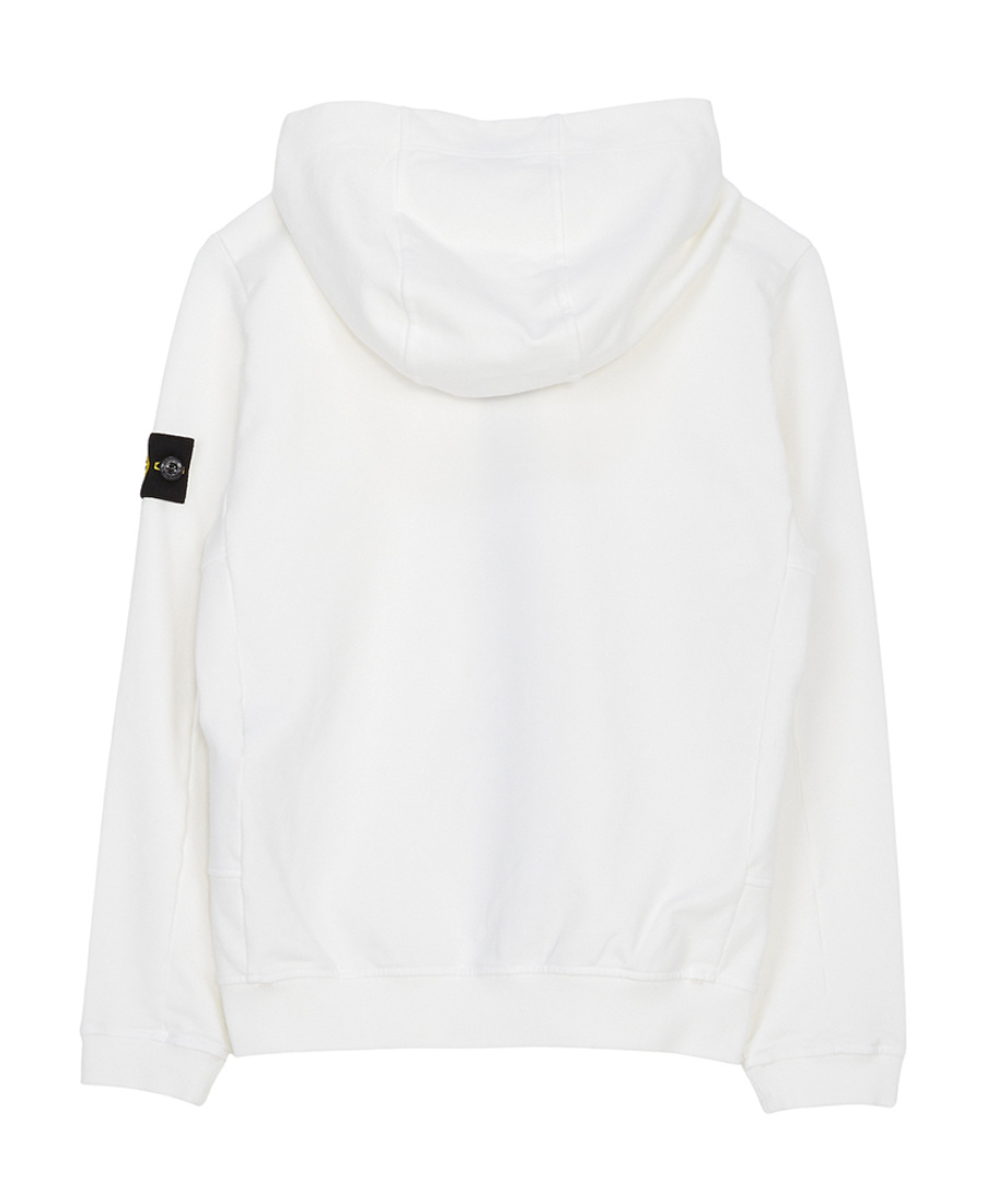 Stone Island Long-sleeved Sweater In White