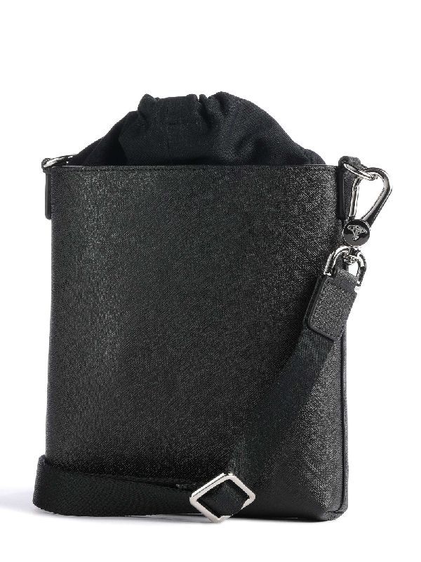 Vivienne Westwood Logo Shoulder Bag In Black
