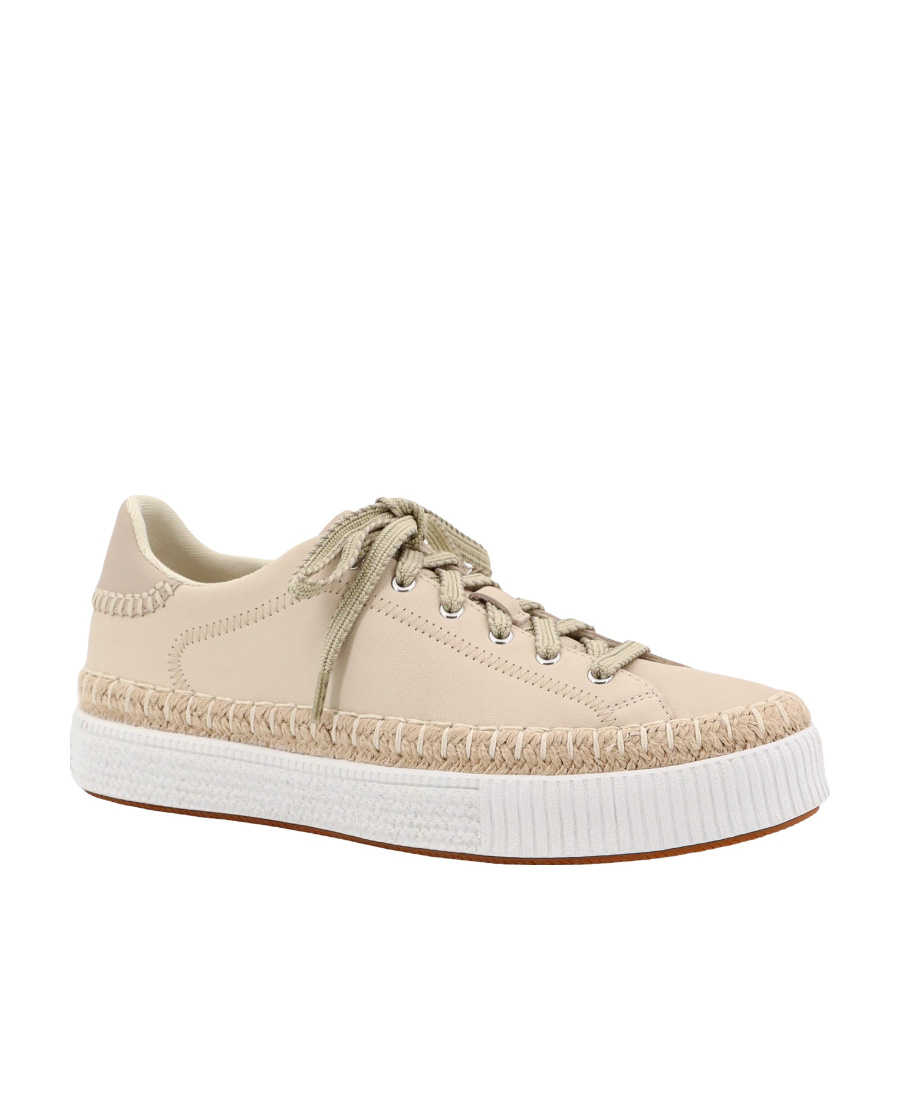 Shop Chloé Telma Low-top Sneakers In Nude