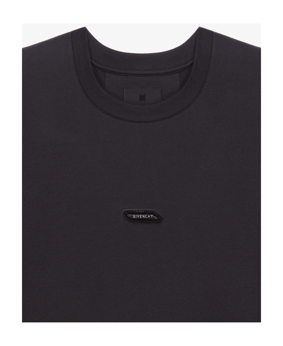 Givenchy Tk-mx Crewneck T-shirt In Black