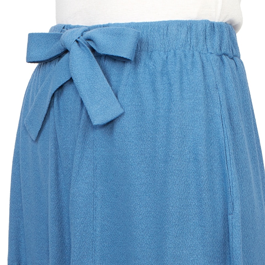 Max Mara Logo Skirt In Blue