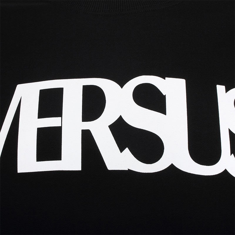 Versus Logo Details Sweater In Black