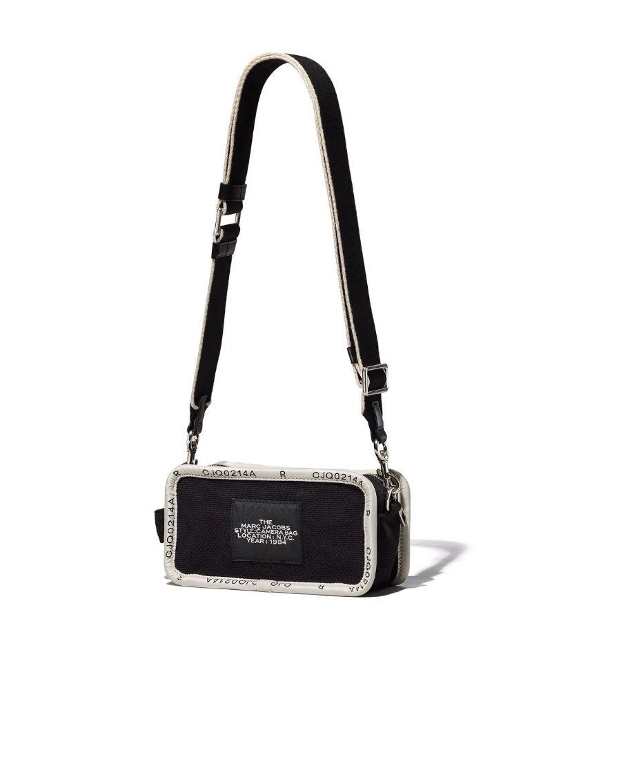 Marc Jacobs The Jacquard Camera Bag In Black