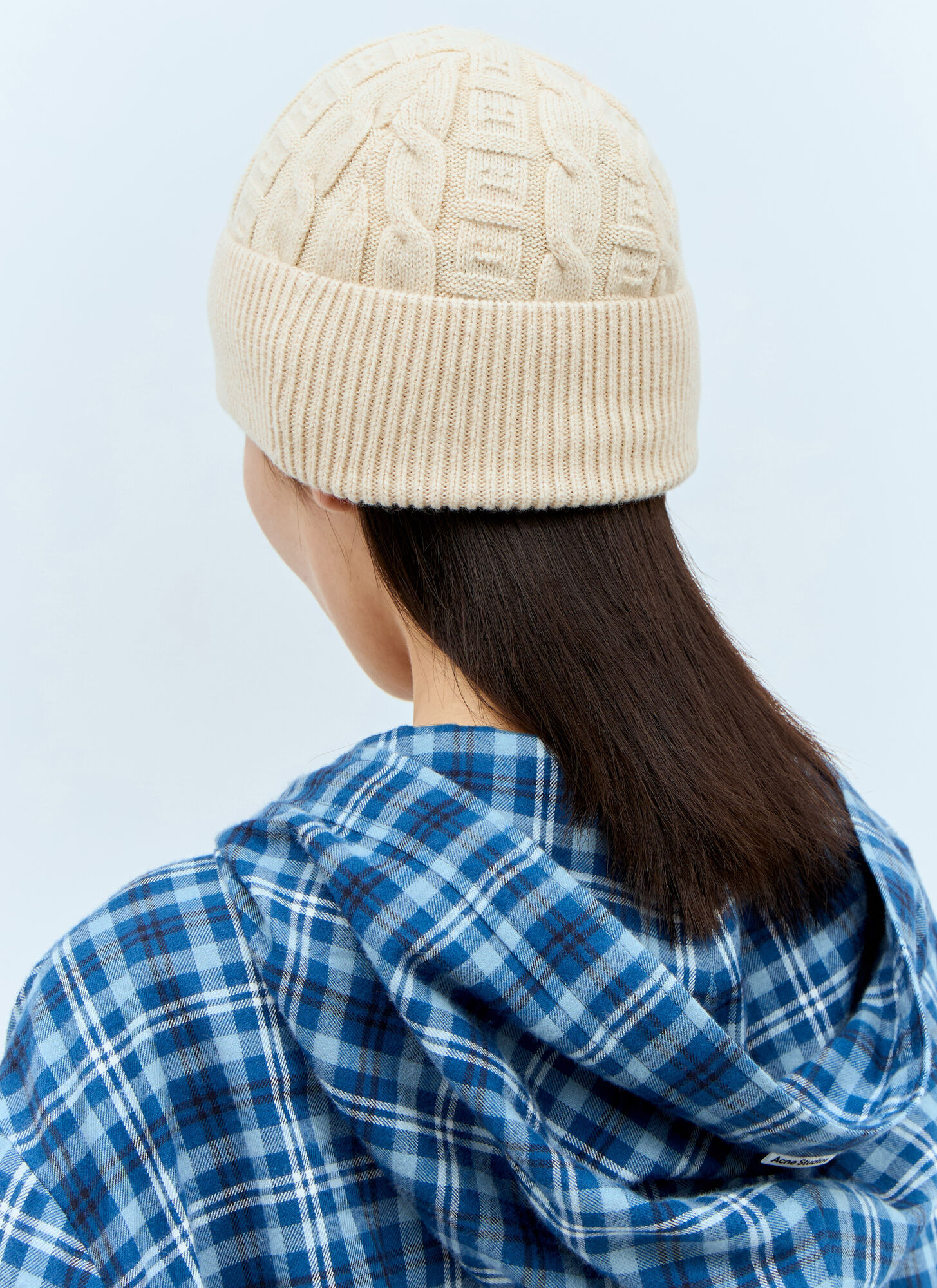 Acne Studios Flanged Hat In Nude