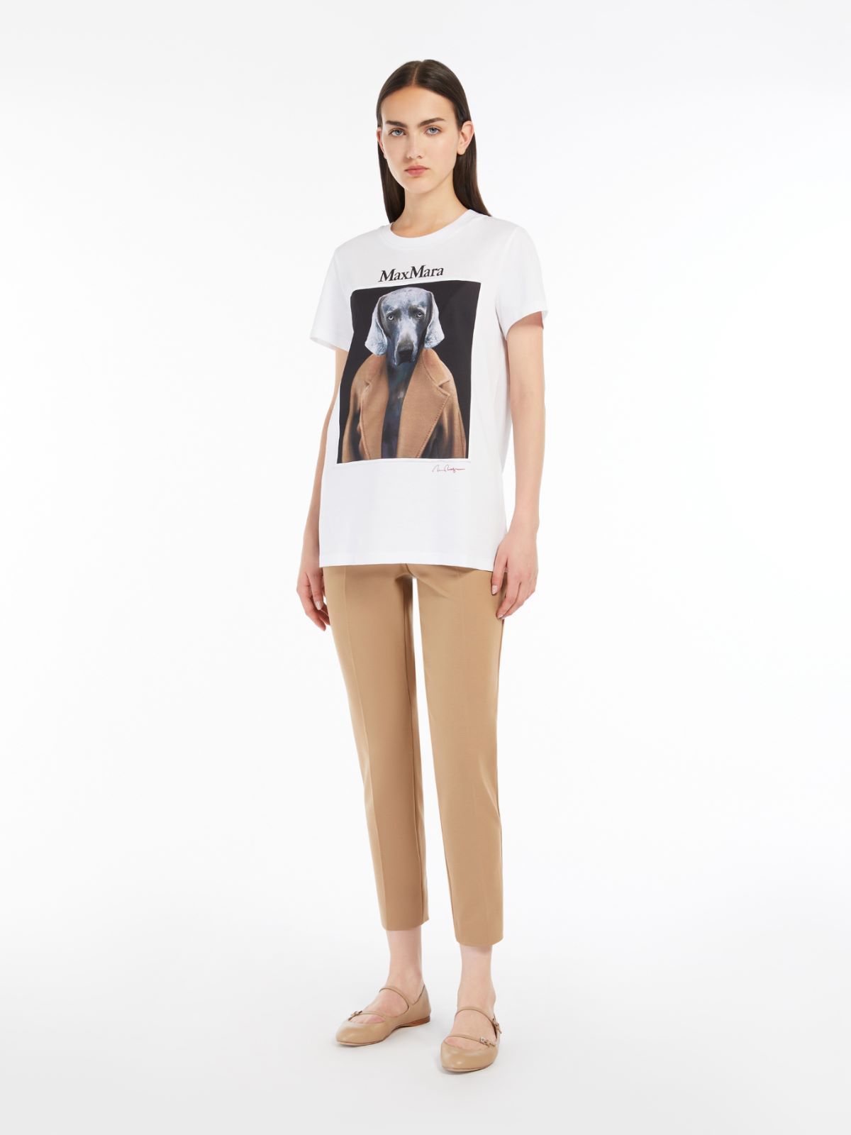 Max Mara Cipria T-shirt In White