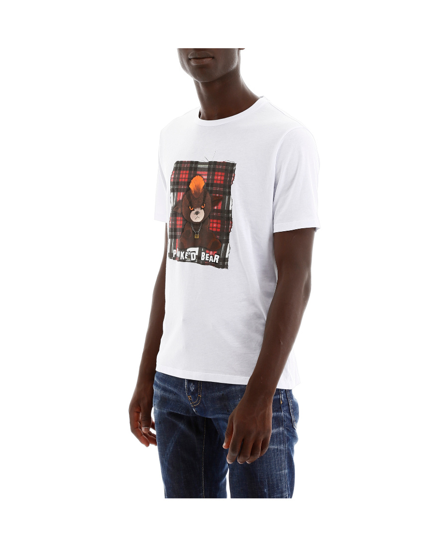Neil Barrett Printed Short-sleeved T-shirt In White