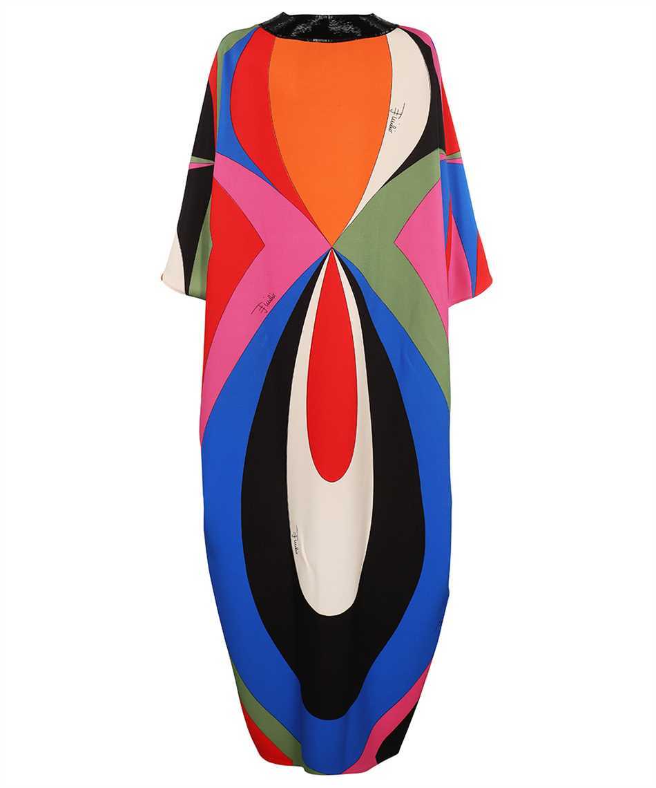 Pucci Goccia-print Maxi Dress In Multicolor