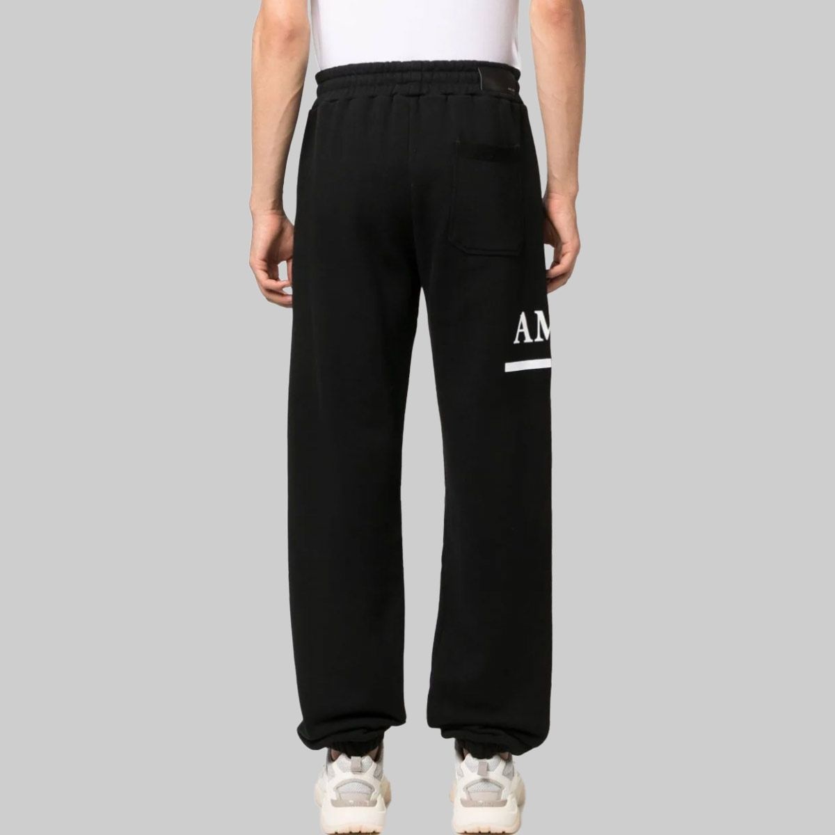 Amiri Logo Details Sweatpants In Black