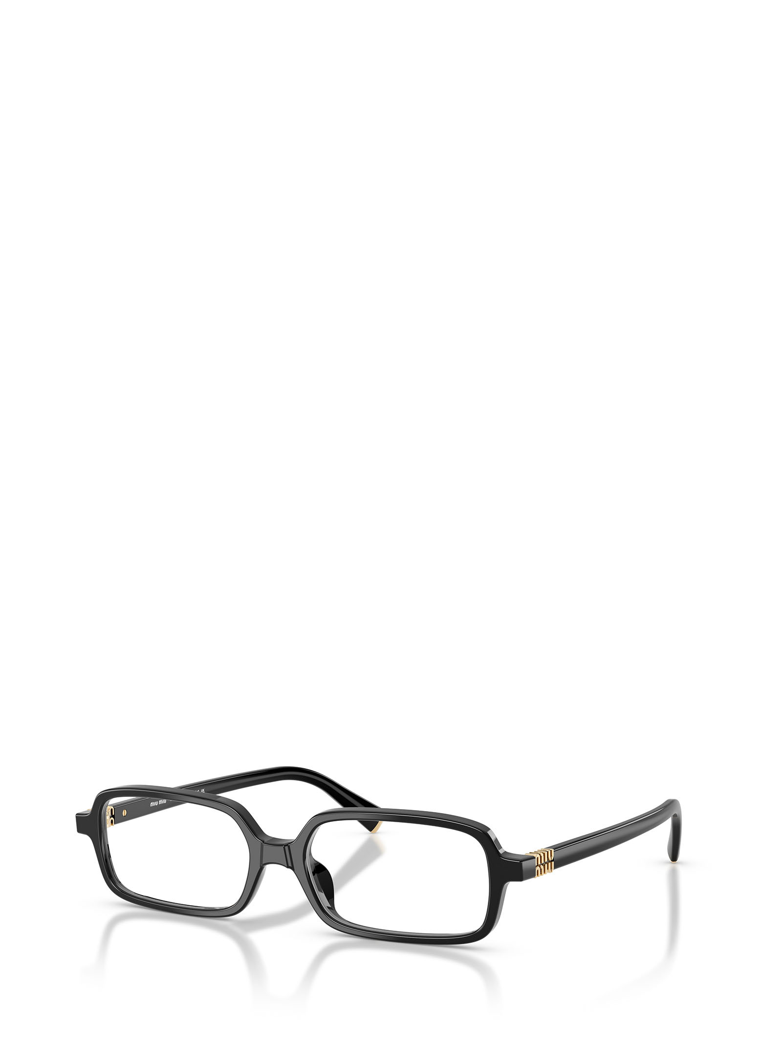 Miu Miu Full-frame Plain Mirror In Black