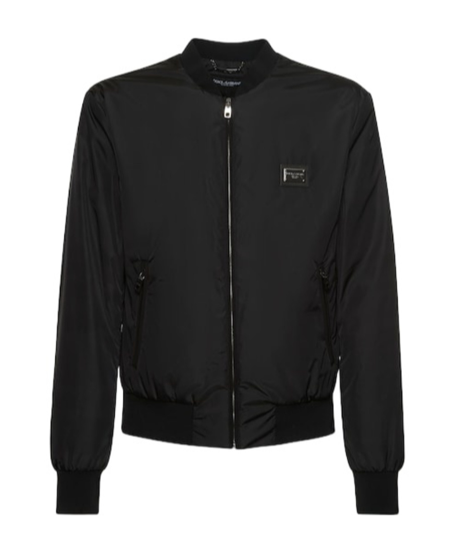 Dolce & Gabbana Dg Essential Puffer Jackets Black