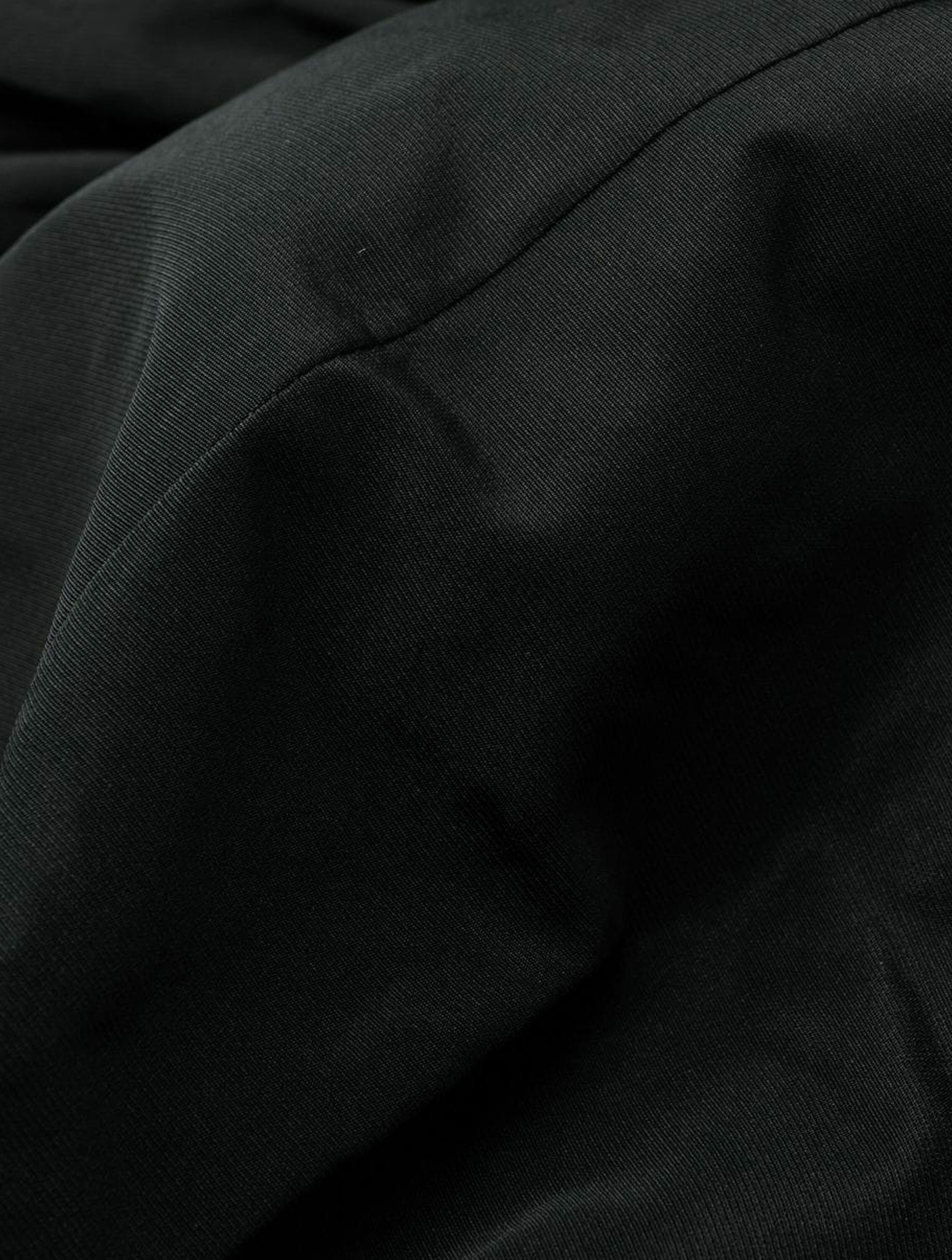 Msgm Pleated Neck Mini Dress In Black