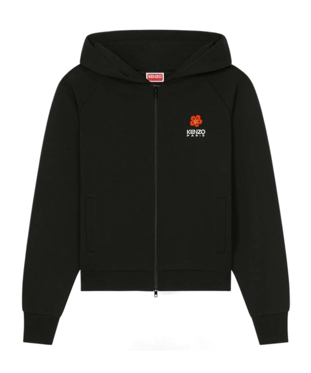 Kenzo Hooded Sweater In Black