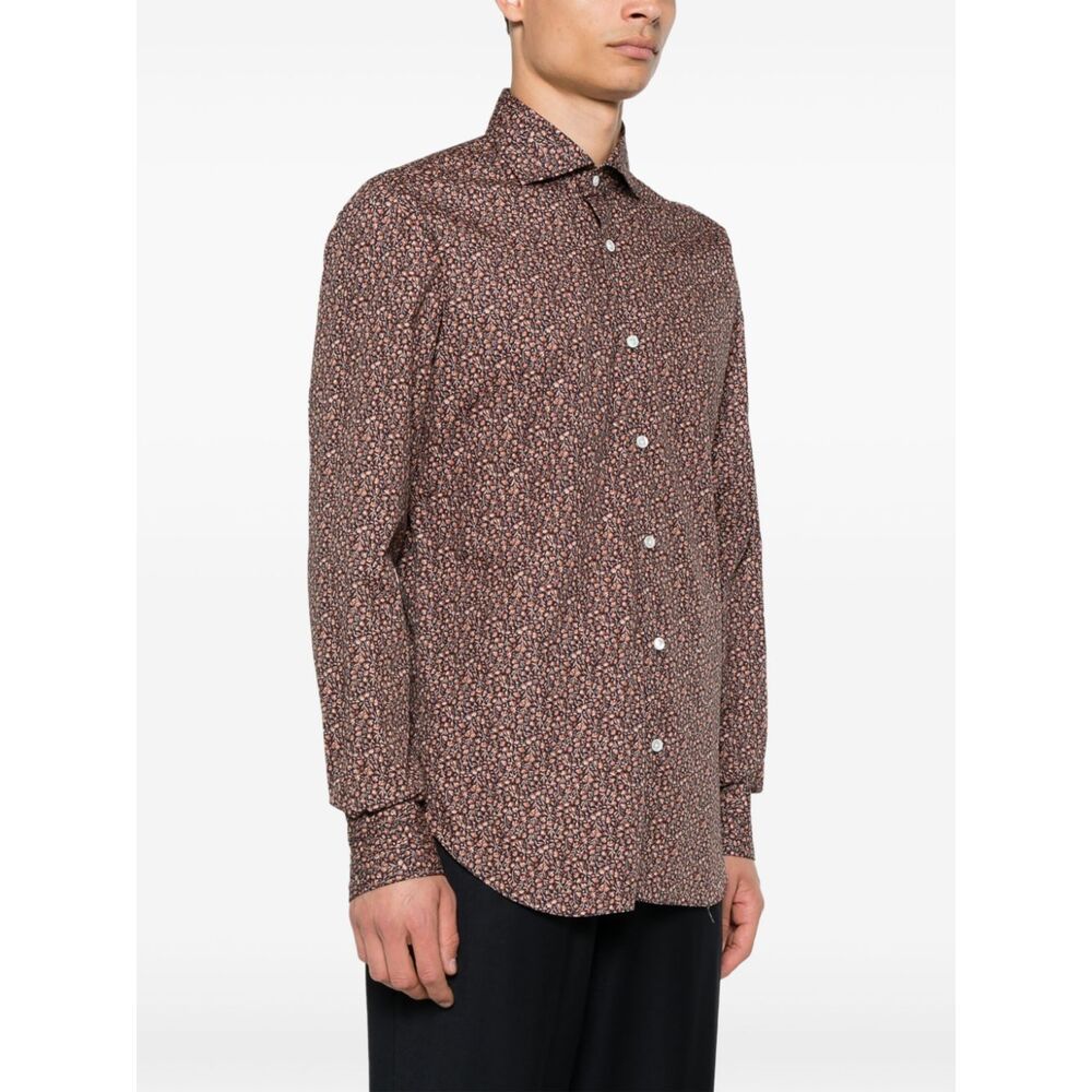 Barba Napoli Barba Shirts In Brown