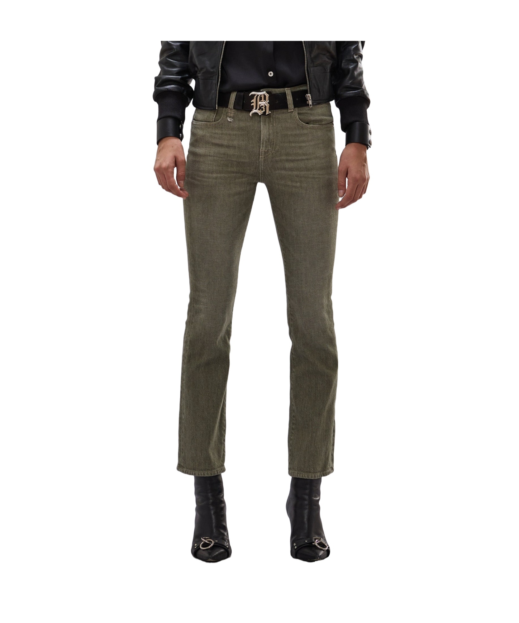 R13 Flared Jeans In Gray