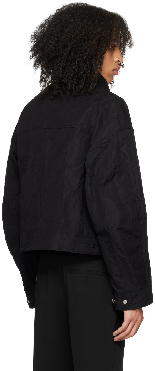 Wooyoungmi Logo Casual Jacket In Black