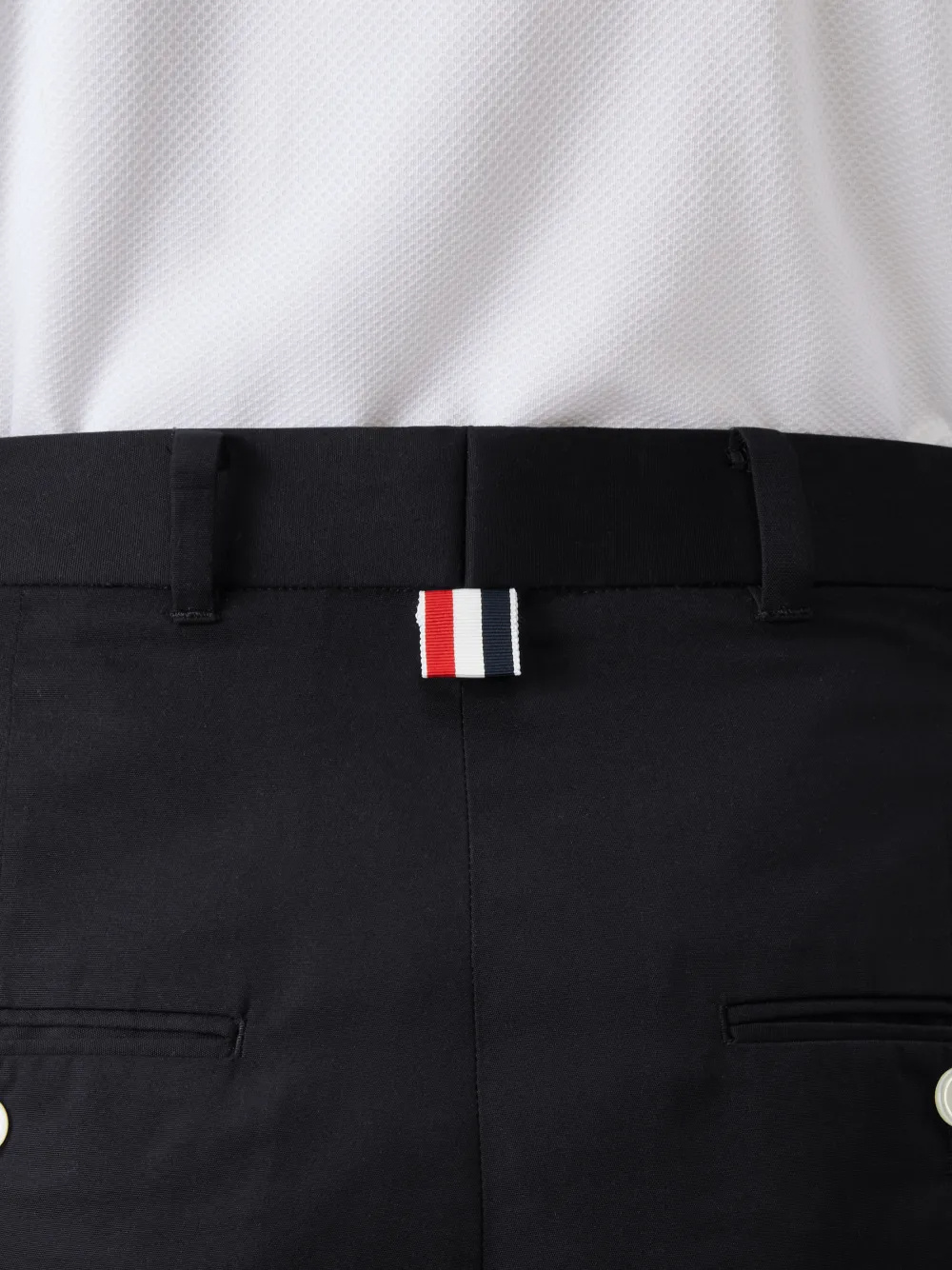Thom Browne High Waisted Pleated Shorts In Black