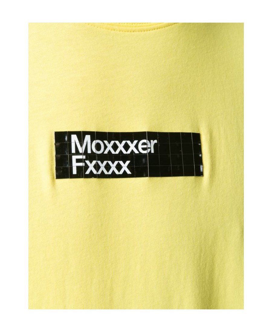 Moncler Hiroshi Fujiwara Cooperation Series Logo Printed T-shirt In Yellow