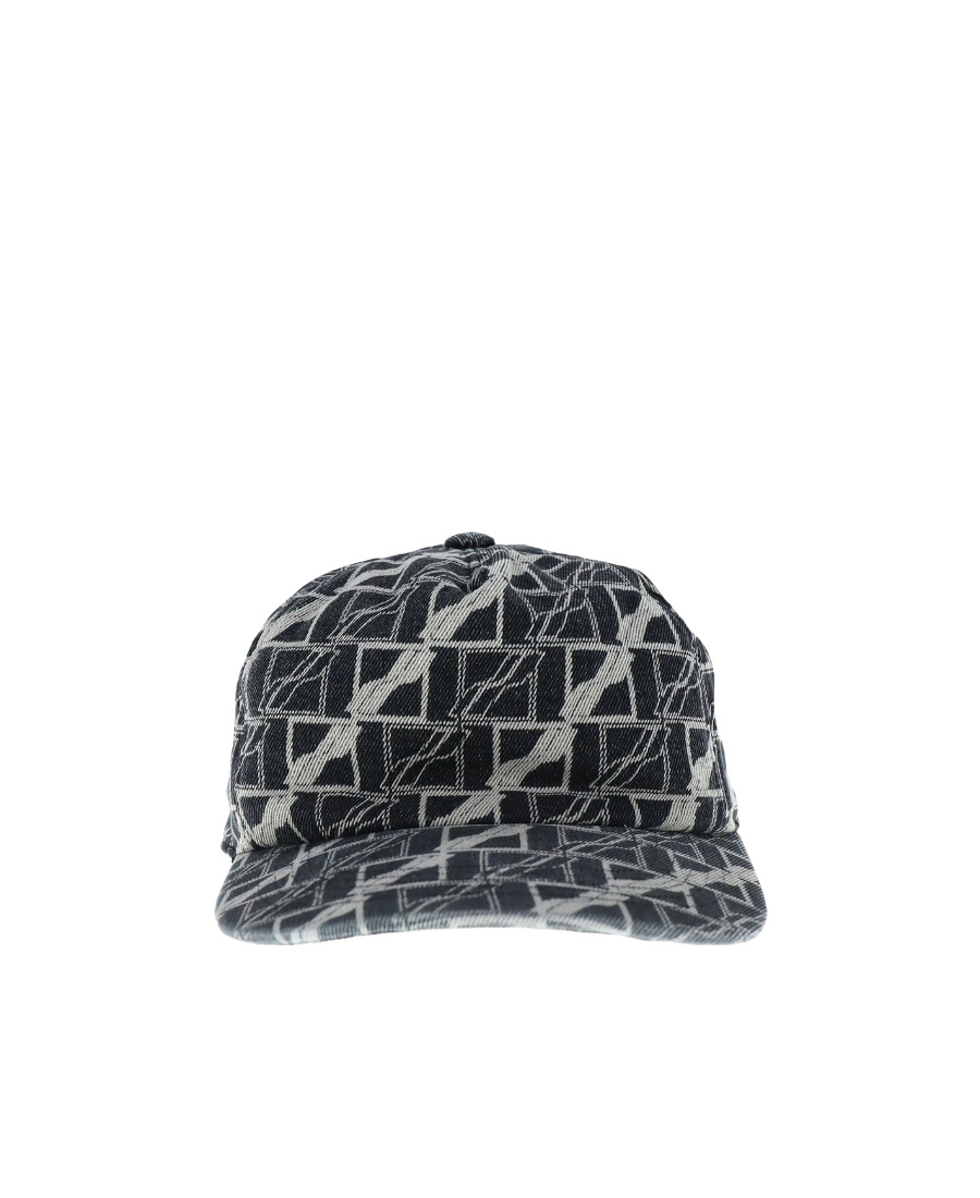 We11 Done Logo Baseball Hat In Black