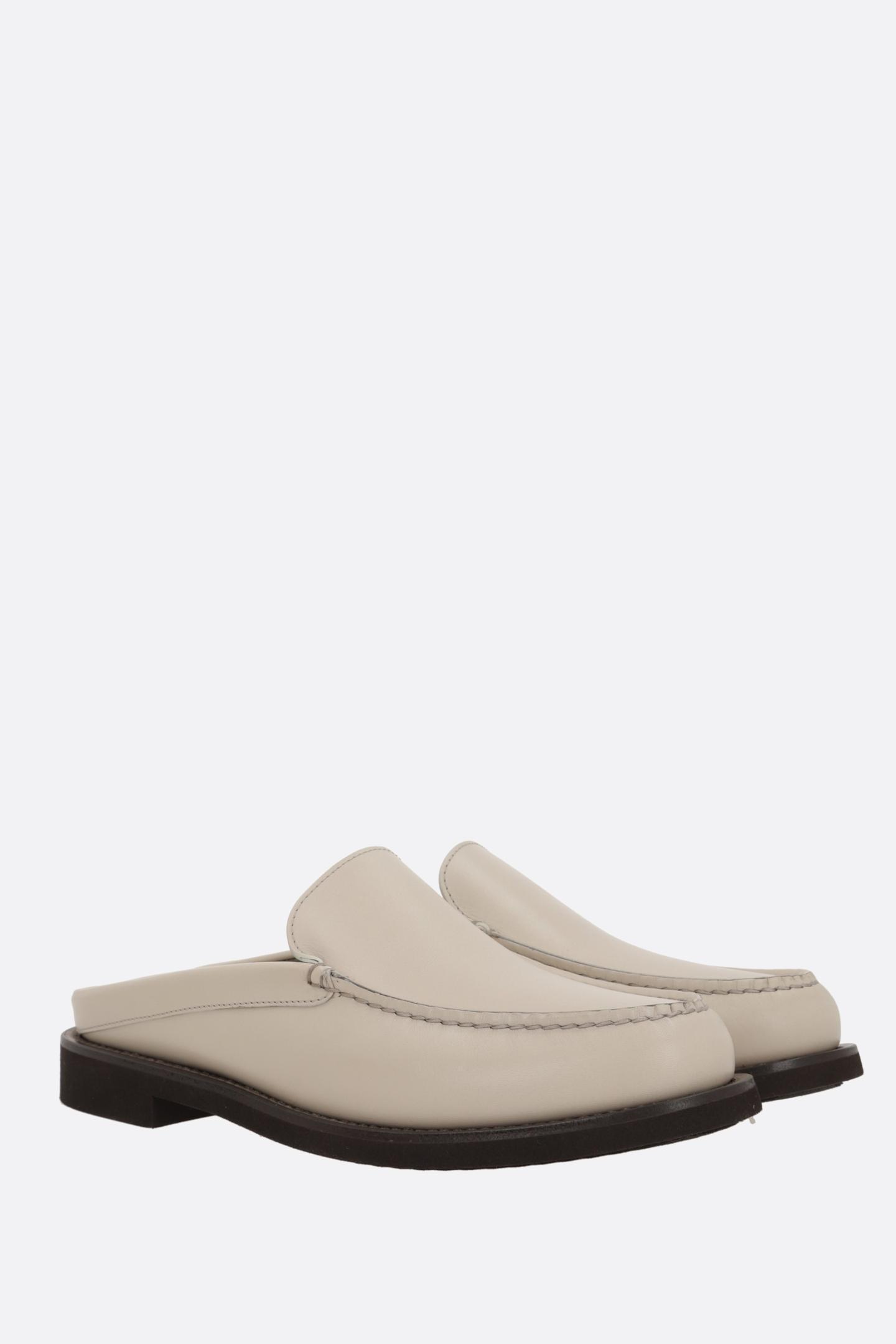 Brunello Cucinelli Slingback Mules In Brown