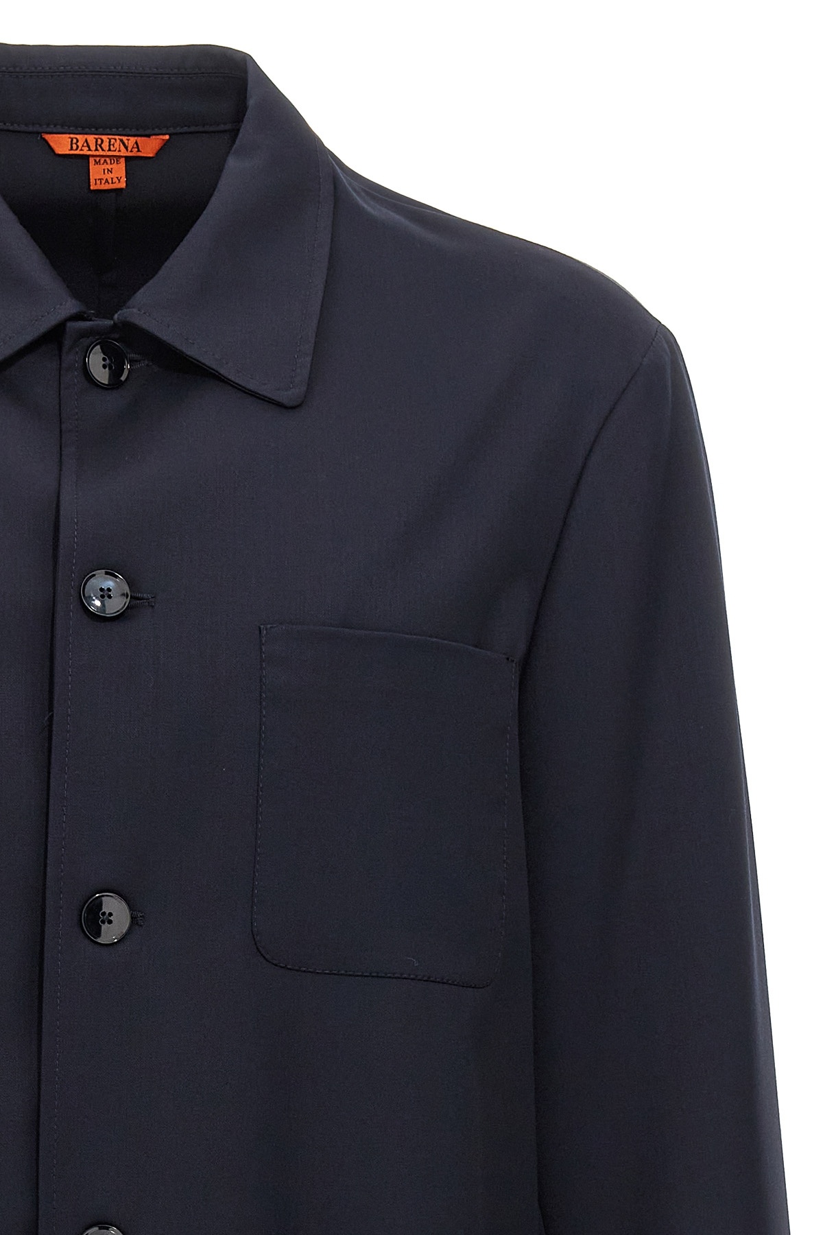 Shop Barena Venezia 'visal' Overshirt In Black