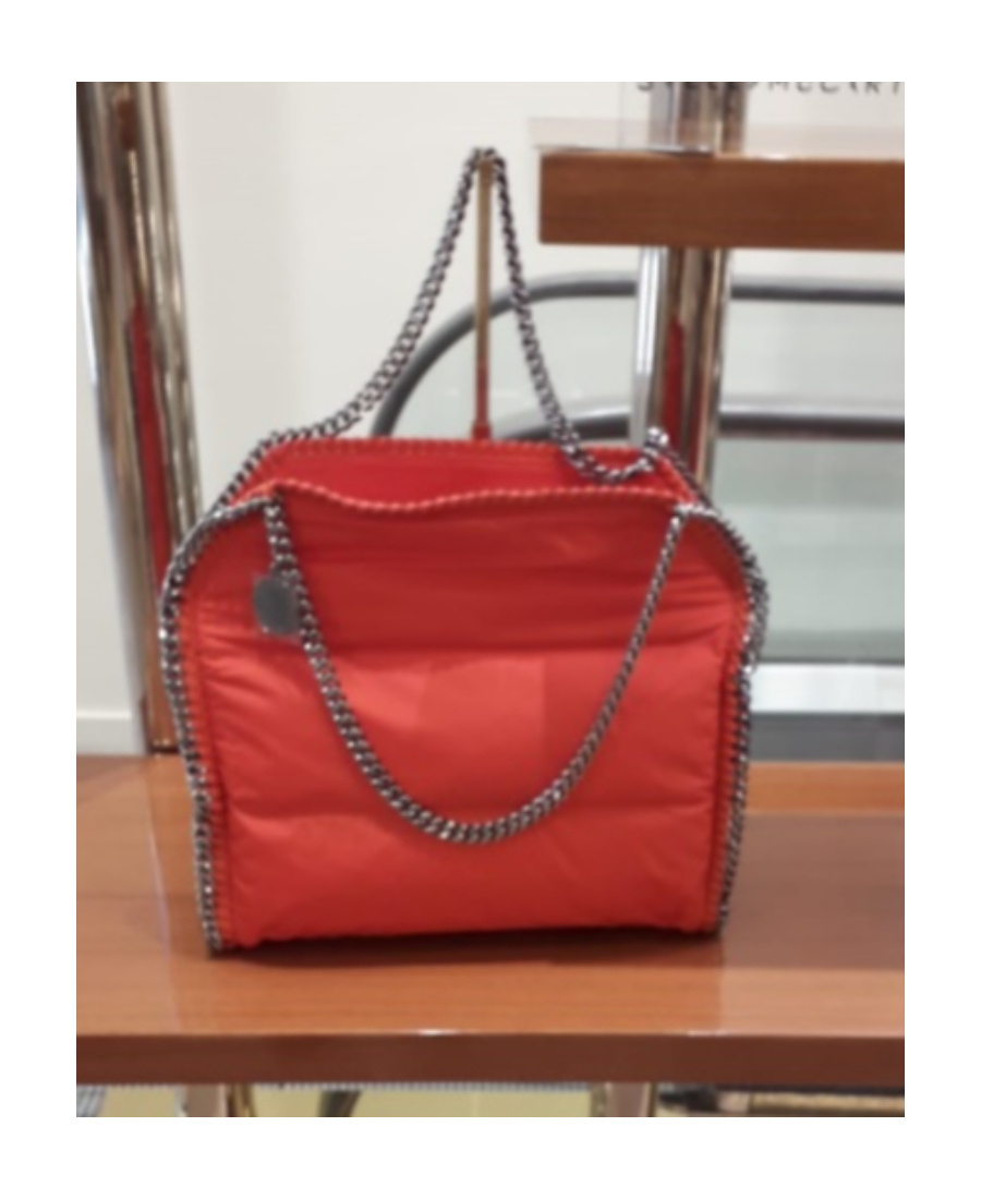 Stella Mccartney Falabella Quilted Tote Bag In Red