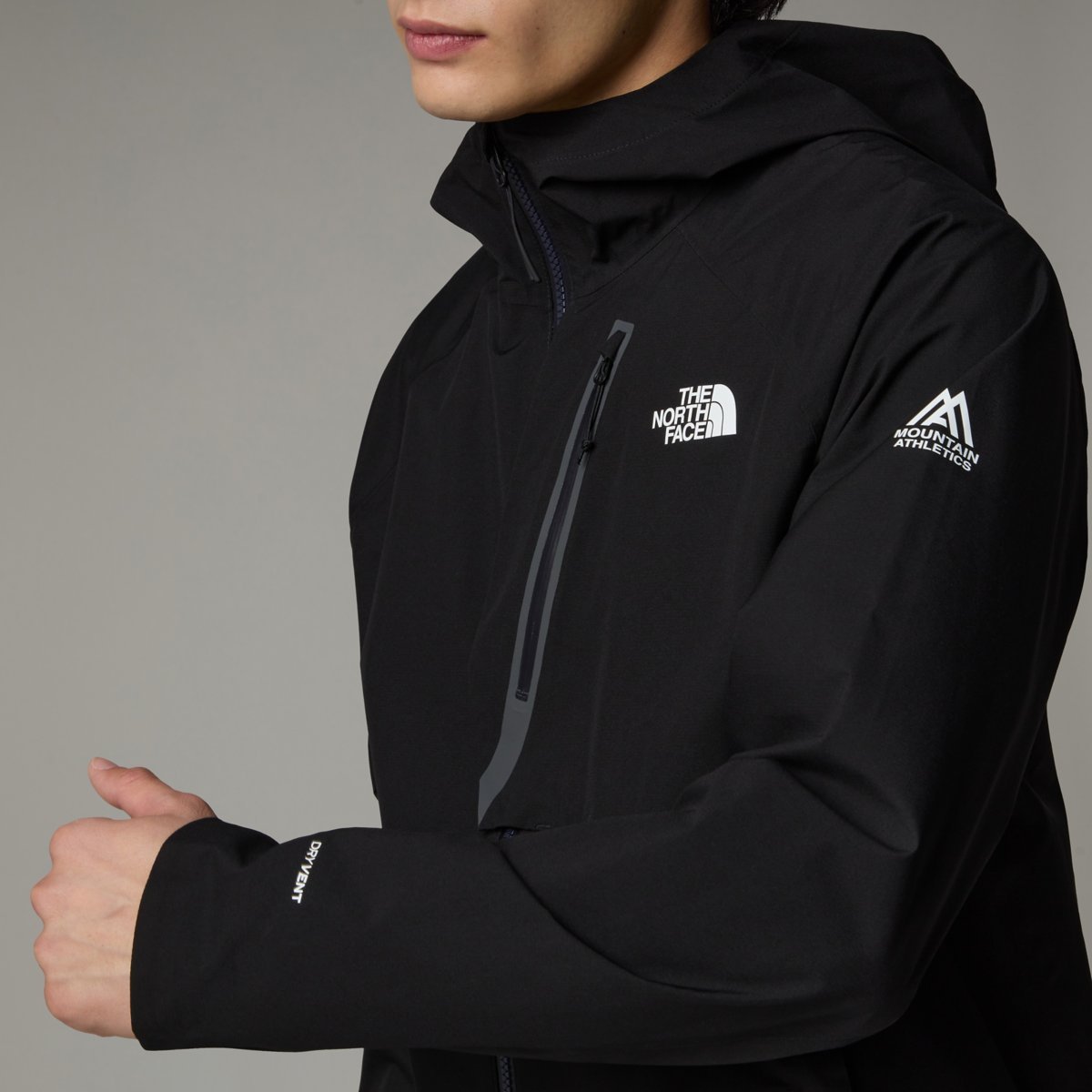 Shop The North Face Zip-up Hooded Jacket In Tnf Black