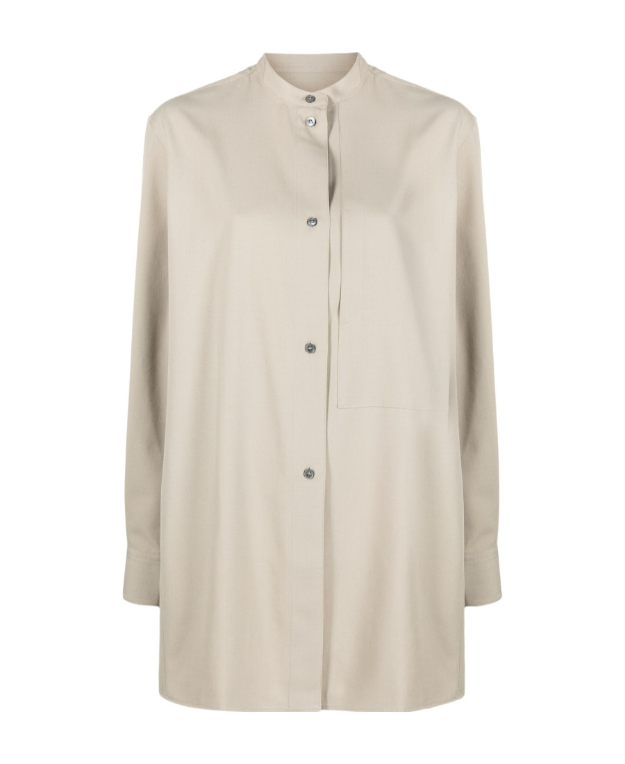 Studio Nicholson Kavali Long-sleeve Shirt In Nude