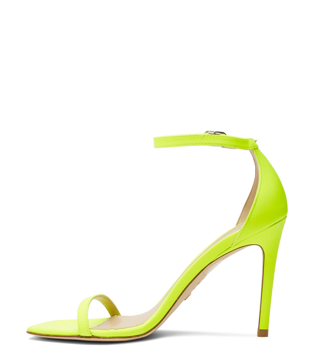 Stuart Weitzman Nudistsong Open-toe Sandals In Yellow