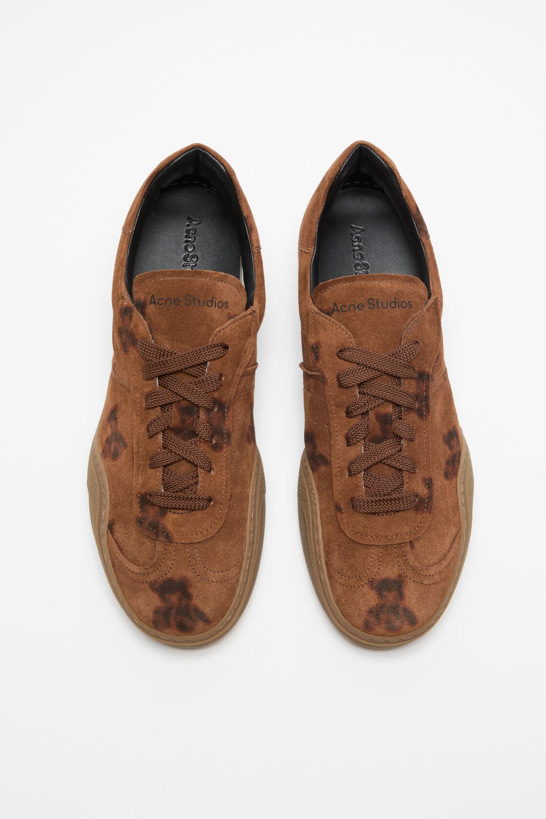 Acne Studios Lace-up Sneakers In Brown