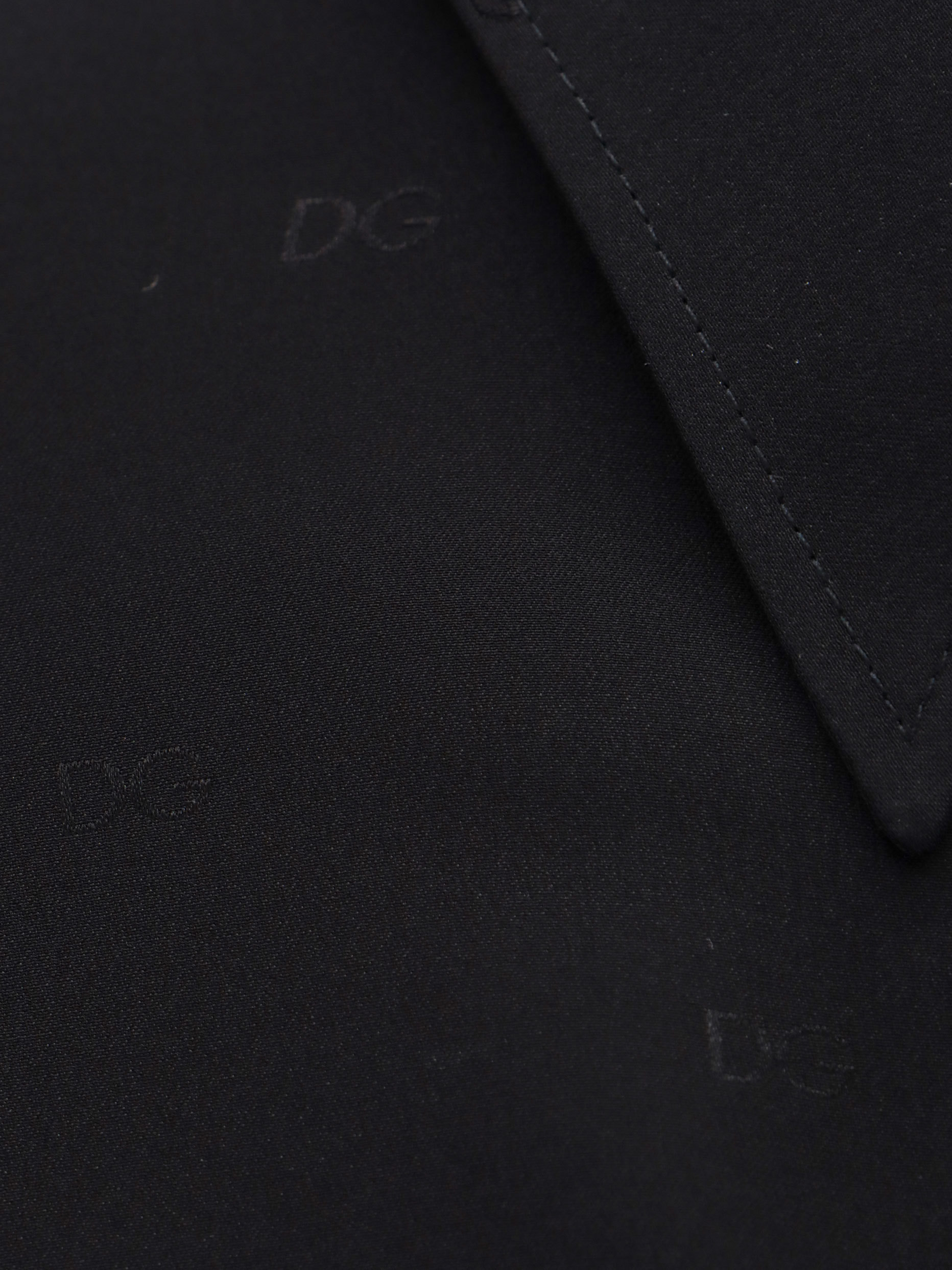 DOLCE & GABBANA DOLCE  GABBANA ALLOVER MONOGRAM LONG-SLEEVED SHIRT