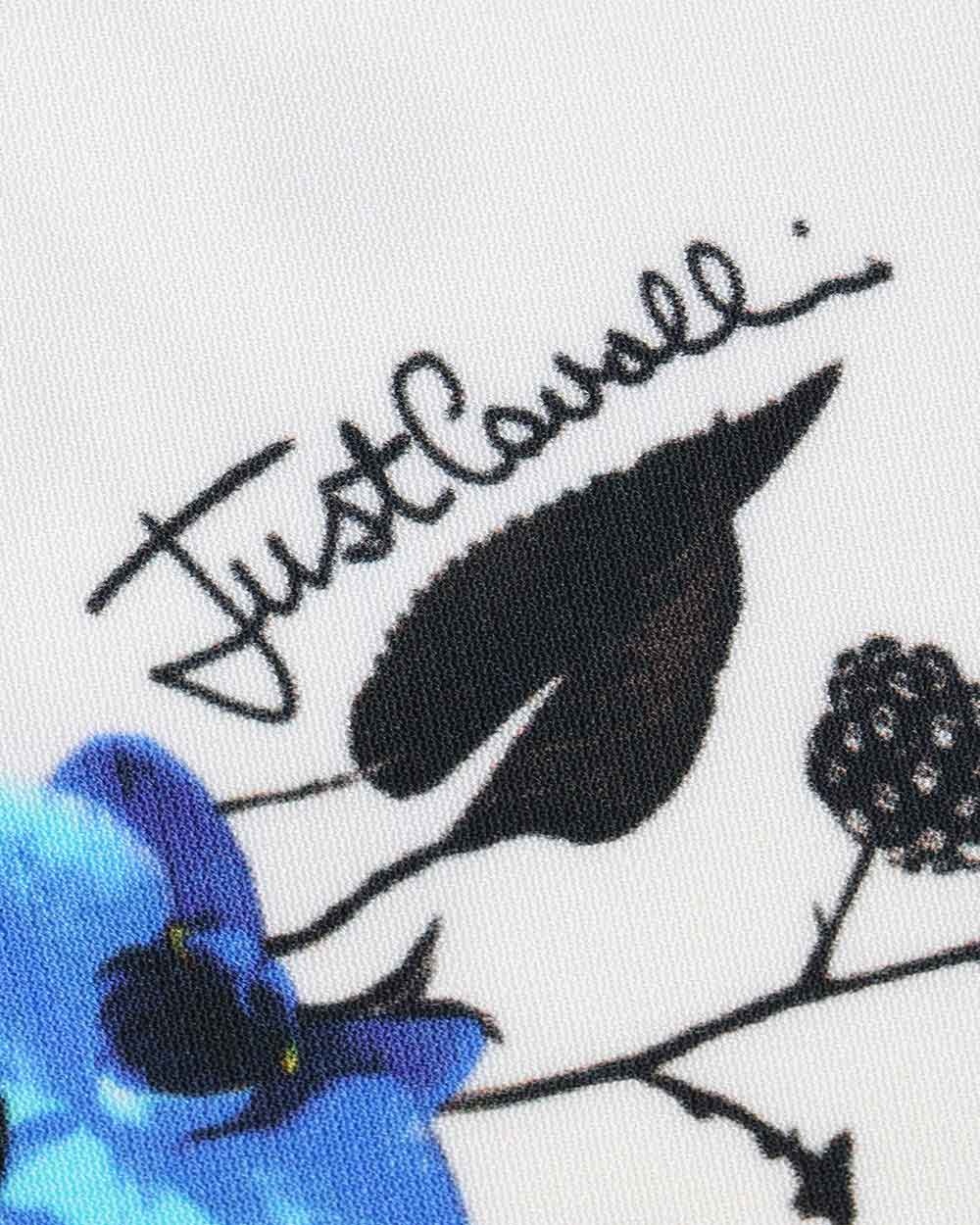 Just Cavalli Logo T-shirt In White
