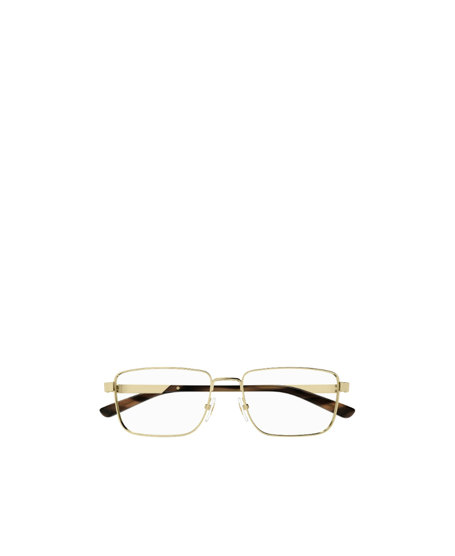 Gucci Rectangular-frame Logo Glasses In Nude