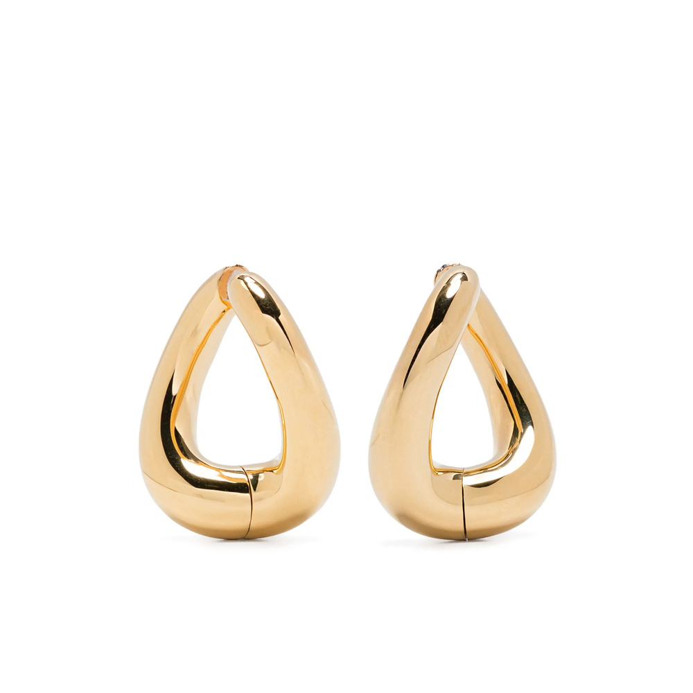Tom Wood Twist Hoop Earrings In Gold