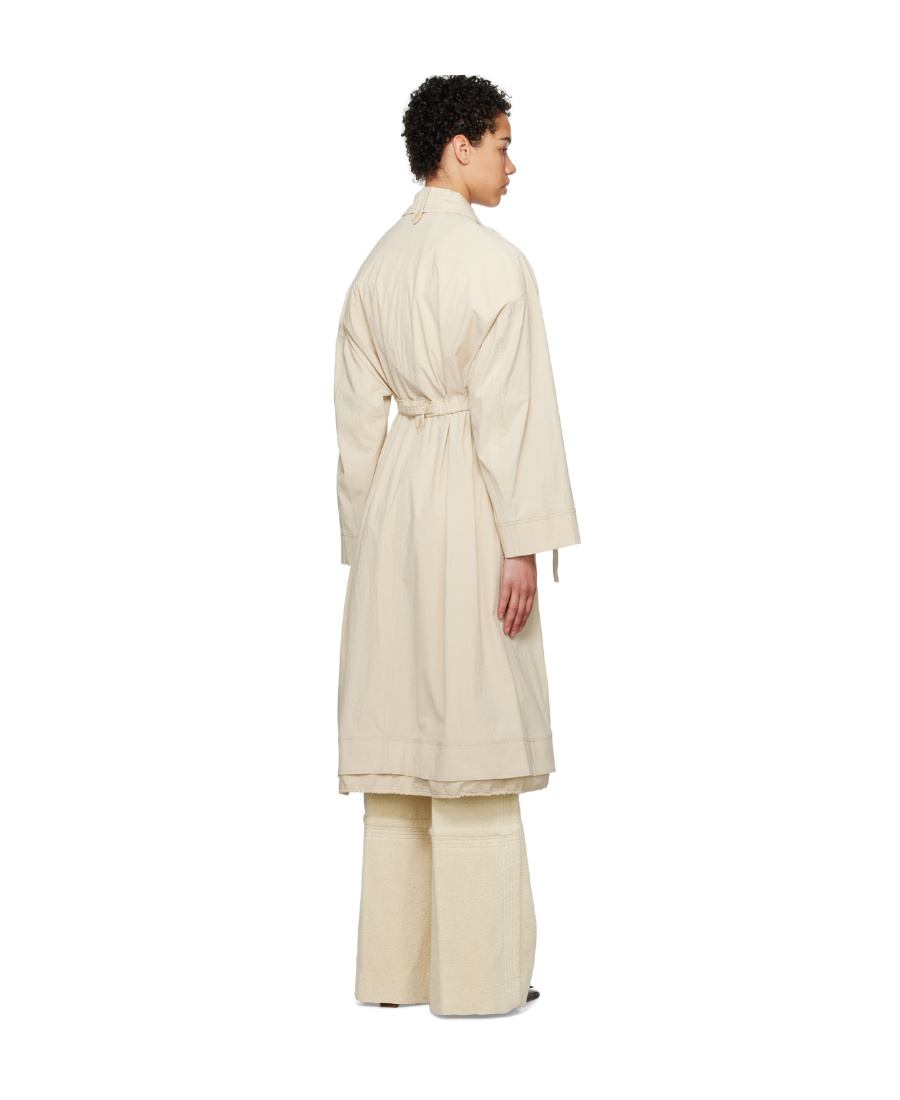 Jacquemus Le Manteau Carozzu Coat In Nude