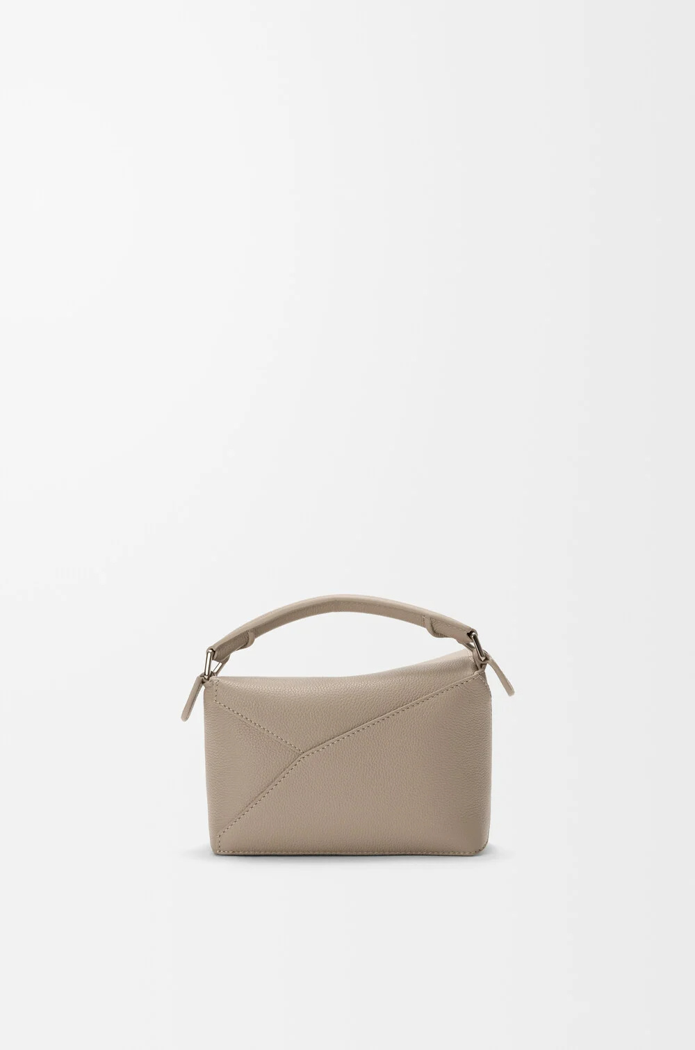 Loewe Mini Puzzle Edge Shoulder Bag In Nude