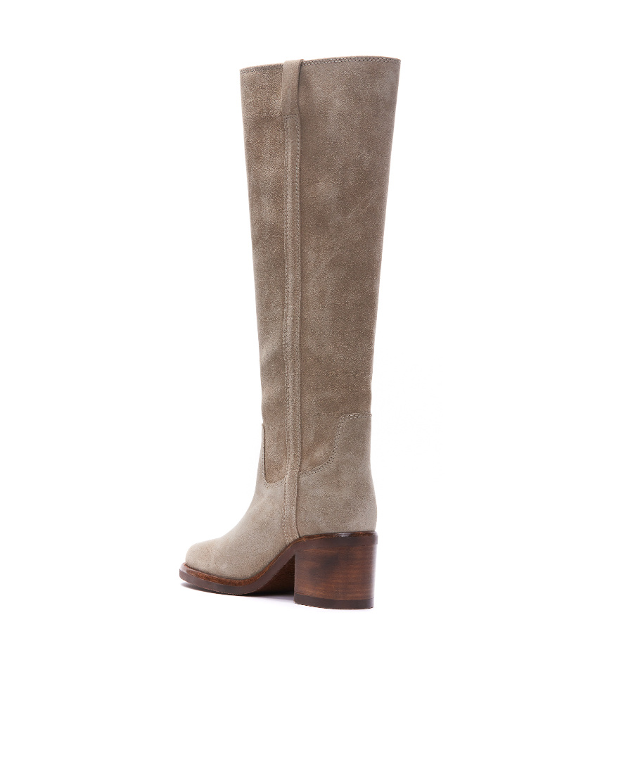 Isabel Marant Round-headed Boots In Gray