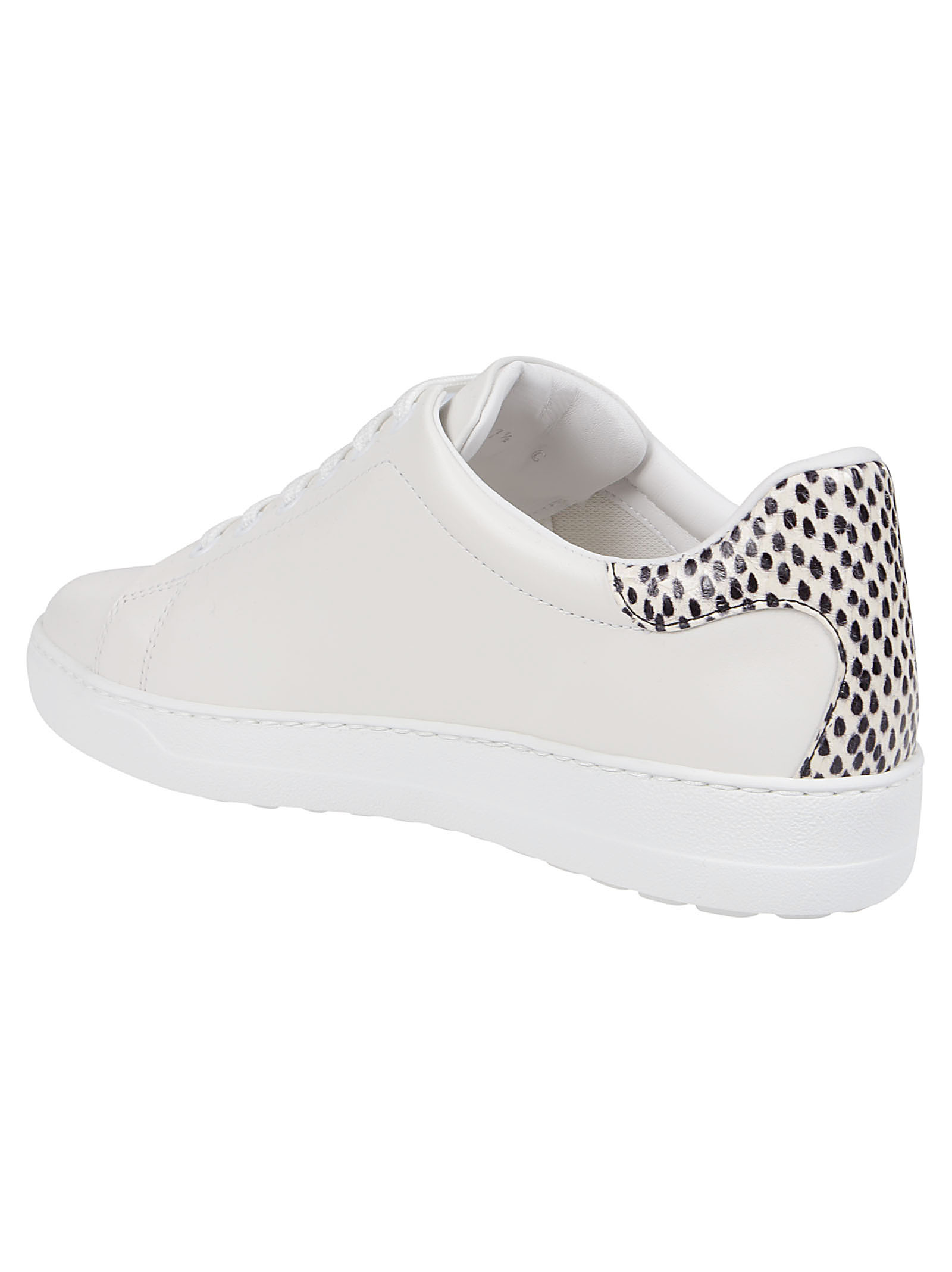 Ferragamo Women's Gancini Logo & Python Lace Up Low Top Sneakers In White