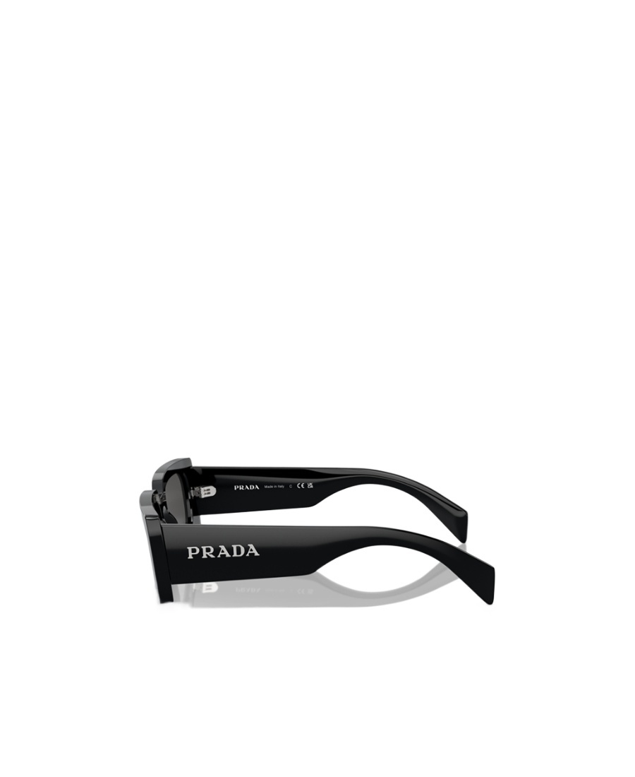 Prada Eyewear Rectangular Frame Sunglasses In Black