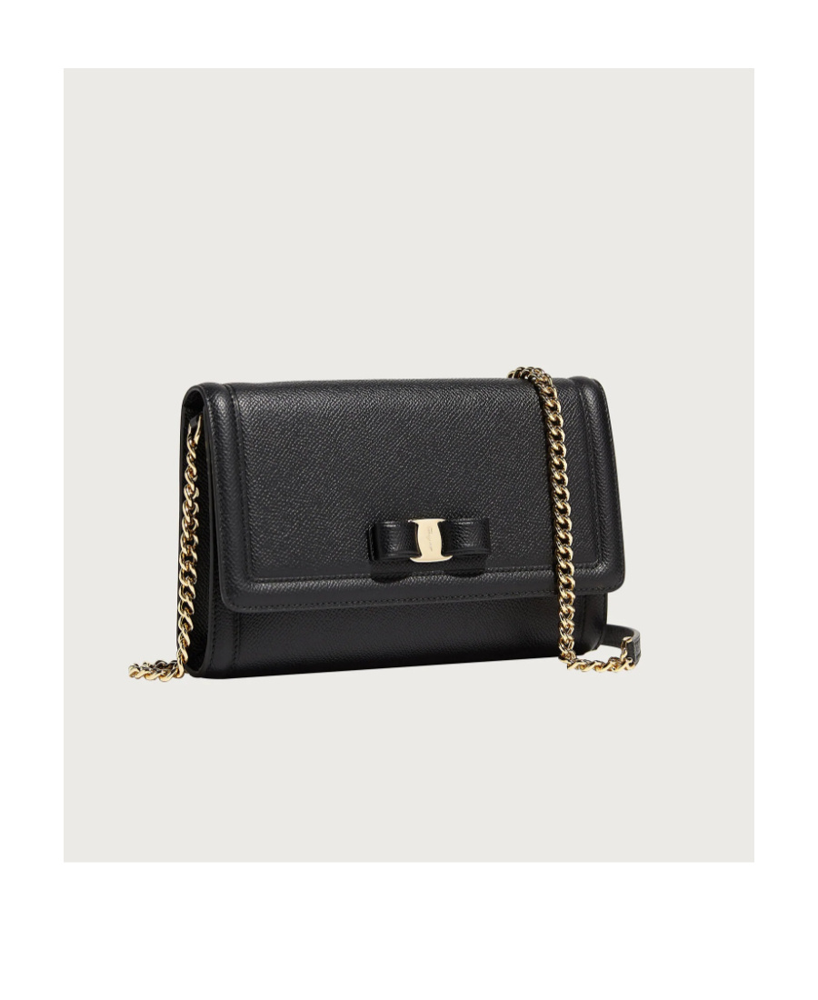 Ferragamo Vara Bow Mini Bag In Black