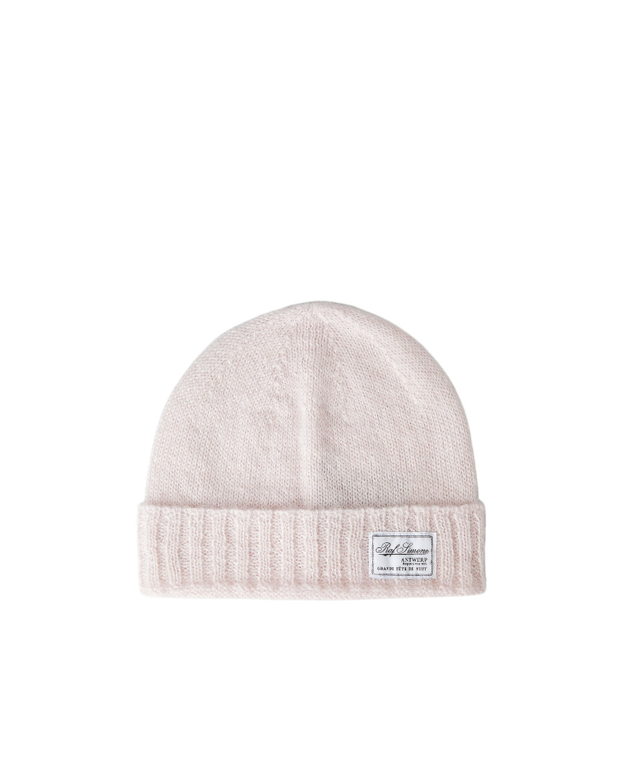 Raf Simons Decorative Wool Hat In Brown
