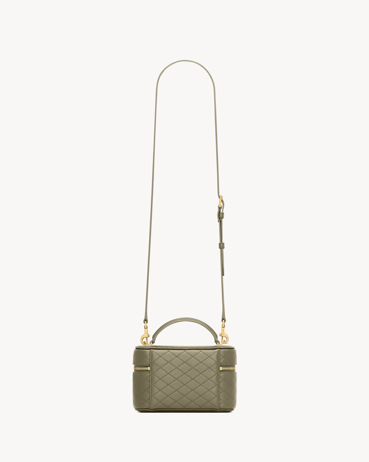 Saint Laurent Mini Leather Gaby Vanity Bag