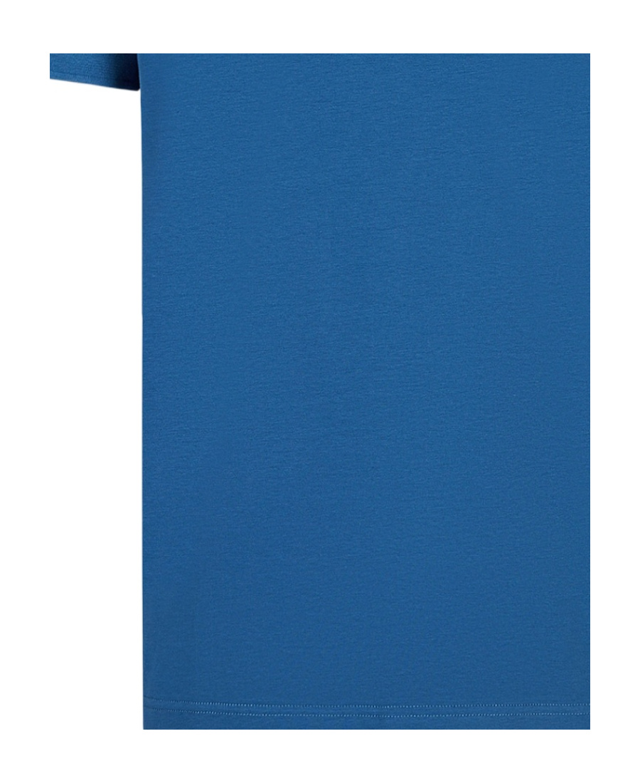 Ea7 Polo Shirt With Color Logo In Blue