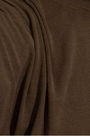 Isabel Marant Étoile Shoulder-padded Top In Brown