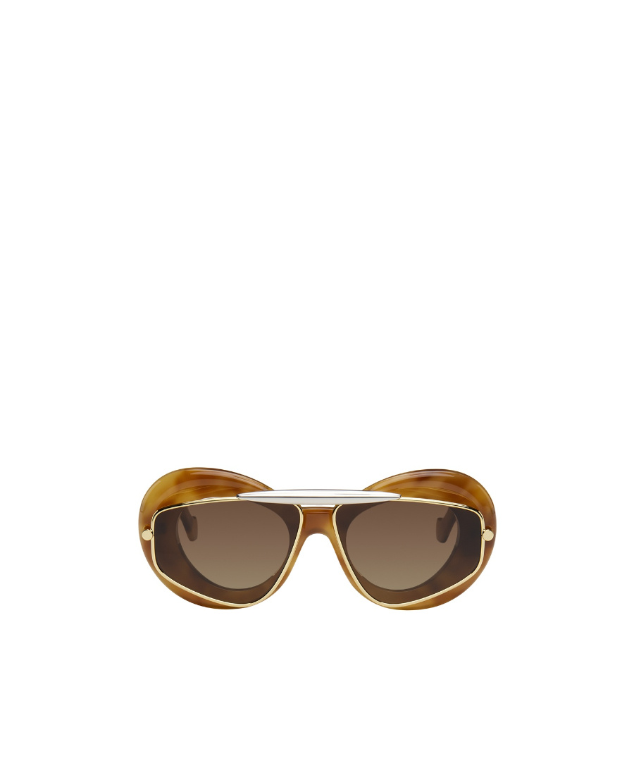 Loewe Double-frame Sunglasses In Brown